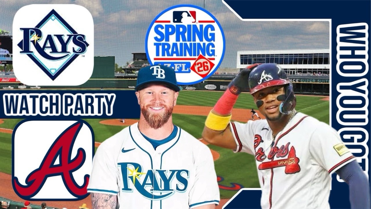 Tampa Bay Rays vs Atlanta Braves | Live Play by Play | 3D Presentation | Watch Party | MLB 3-1-26⚾🔥