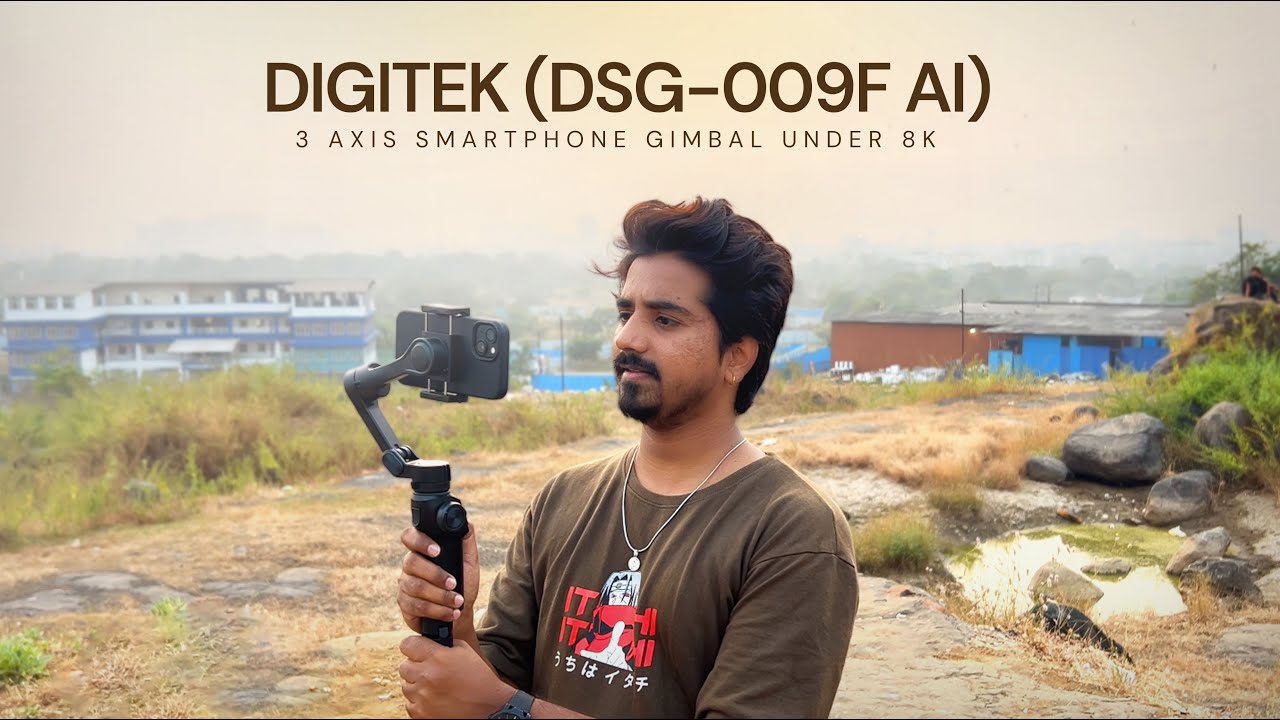 Best Mobile Gimbal Under 8k | Digitek (DSG-009F AI) 3 Axis Smartphone Gimbal | Gimbal Review 2024