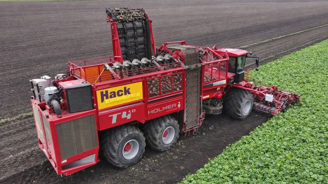 Türkiye’de Yok! 12 Sıralı Holmer T4-40 Pancar Hasadı
