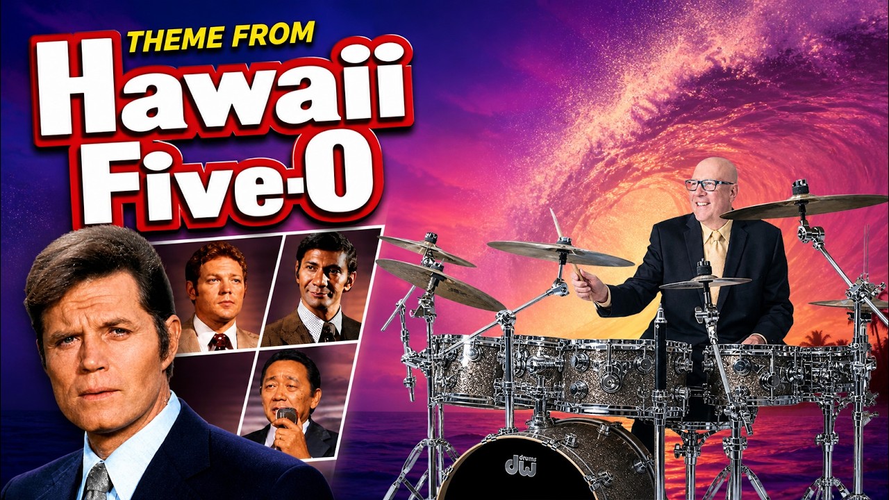 Hawaii Five-O Drum Cover | Classic TV Theme by Morton Stevens | John Guerin Tribute