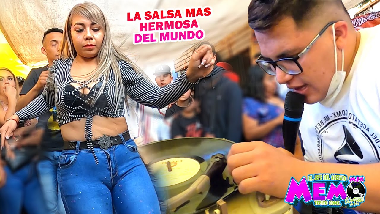 💖 LA SALSA MAS HERMOSA DEL MUNDO (( Tu Mirada ))  SONIDO MEMOMIX EN SU ANIV TEPITO CDMX