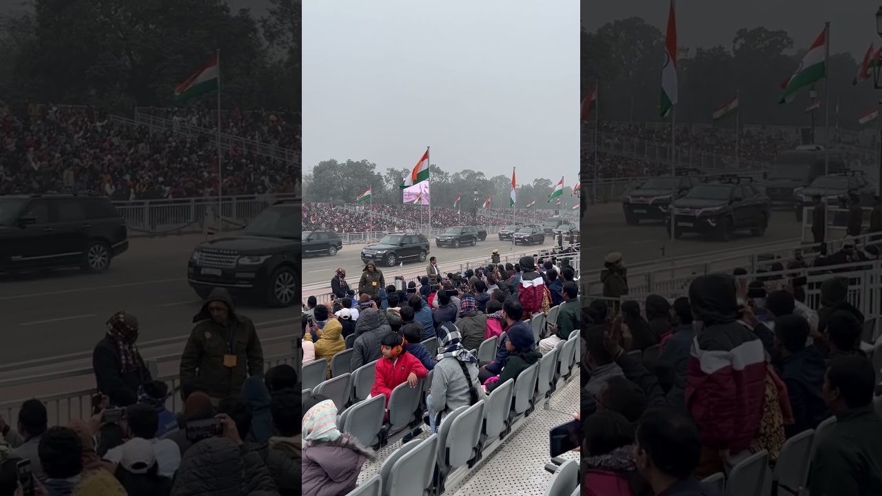 PM Modi Convoy on 74th Republic Day 🇮🇳