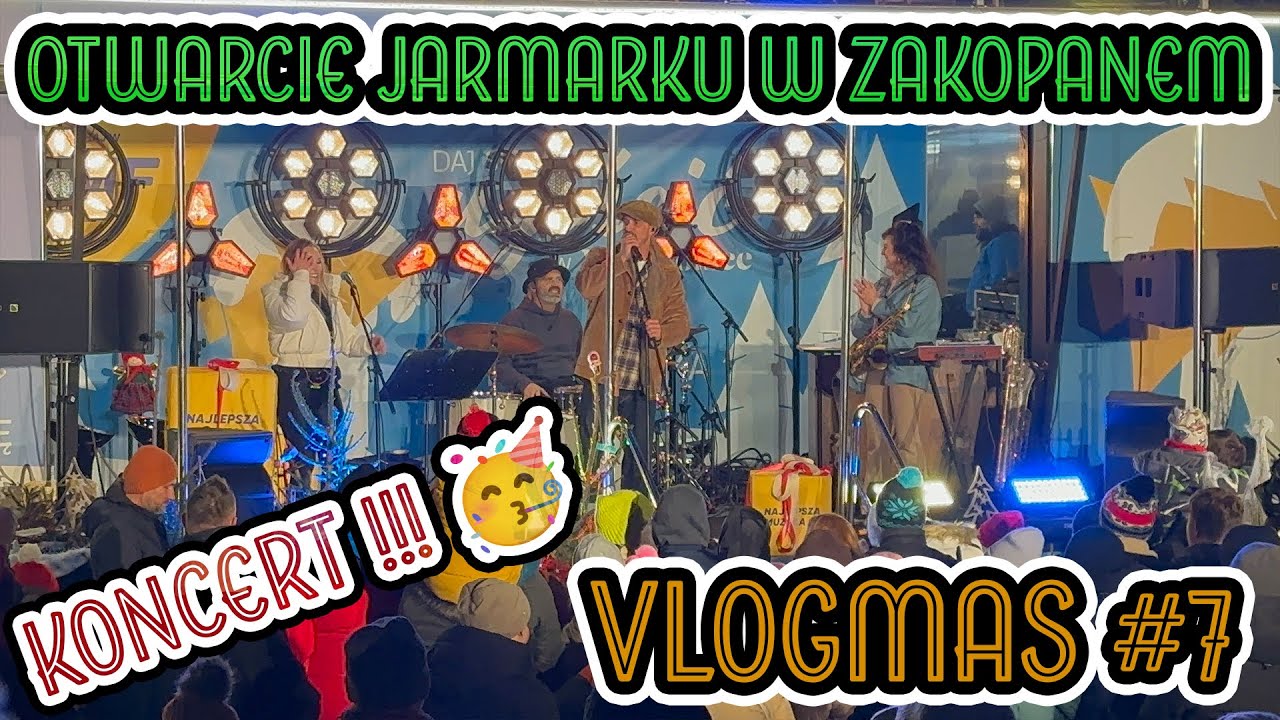 🔴Zakopane🎄VLOGMAS 7⭐JARMARK ŚWIĄTECZNY, idziemy na otwarcie, MIKOŁAJKI, 4K❗2024.12.06 ASMR