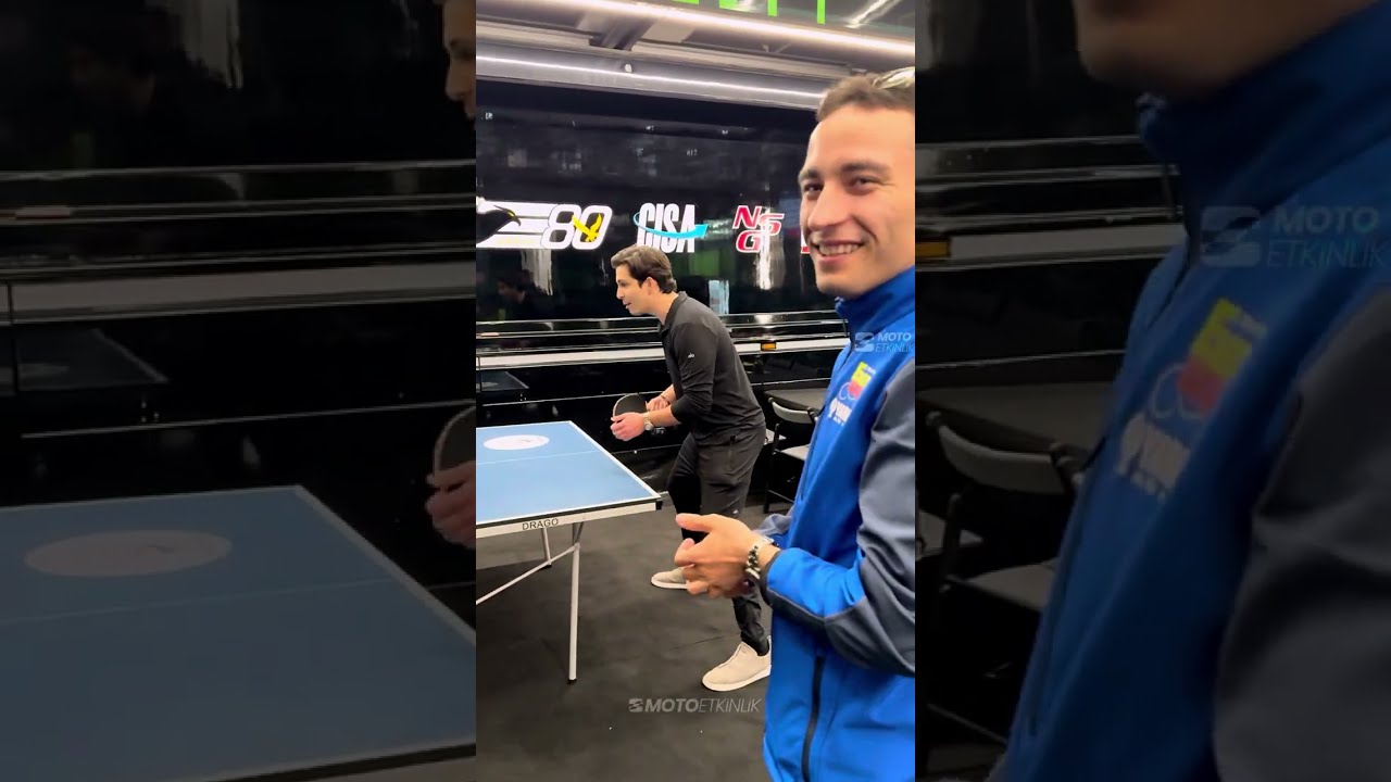 Toprak Razgatlıoğlu, Can Öncü Buğrahan ve Arda.. Assen Masa Tenisi Vlog:1 Sizce Kim Kimi Yendi?😅🤣