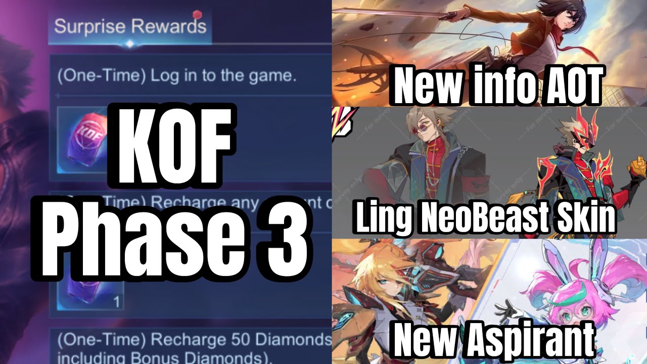 BREAKING NEWS‼️ KOF Phase 3 is HERE‼️Dawning Stars Release Date | Ling NeoBeast | New Aspirant Skins