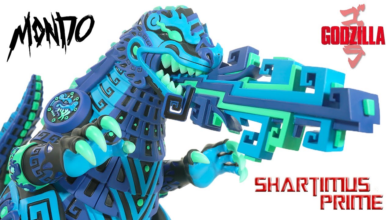 Mondo Godzilla Urban Aztec (Blue Version) Quick Statue Review