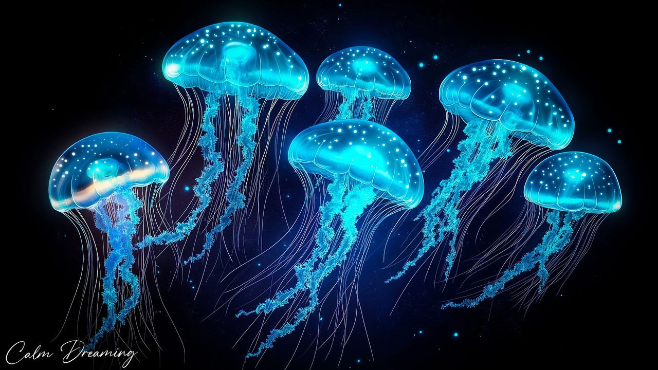 The Best Jellyfish Aquarium for Deep Sleep - FALL ASLEEP IMMEDIATELY - Melatonin Release #7