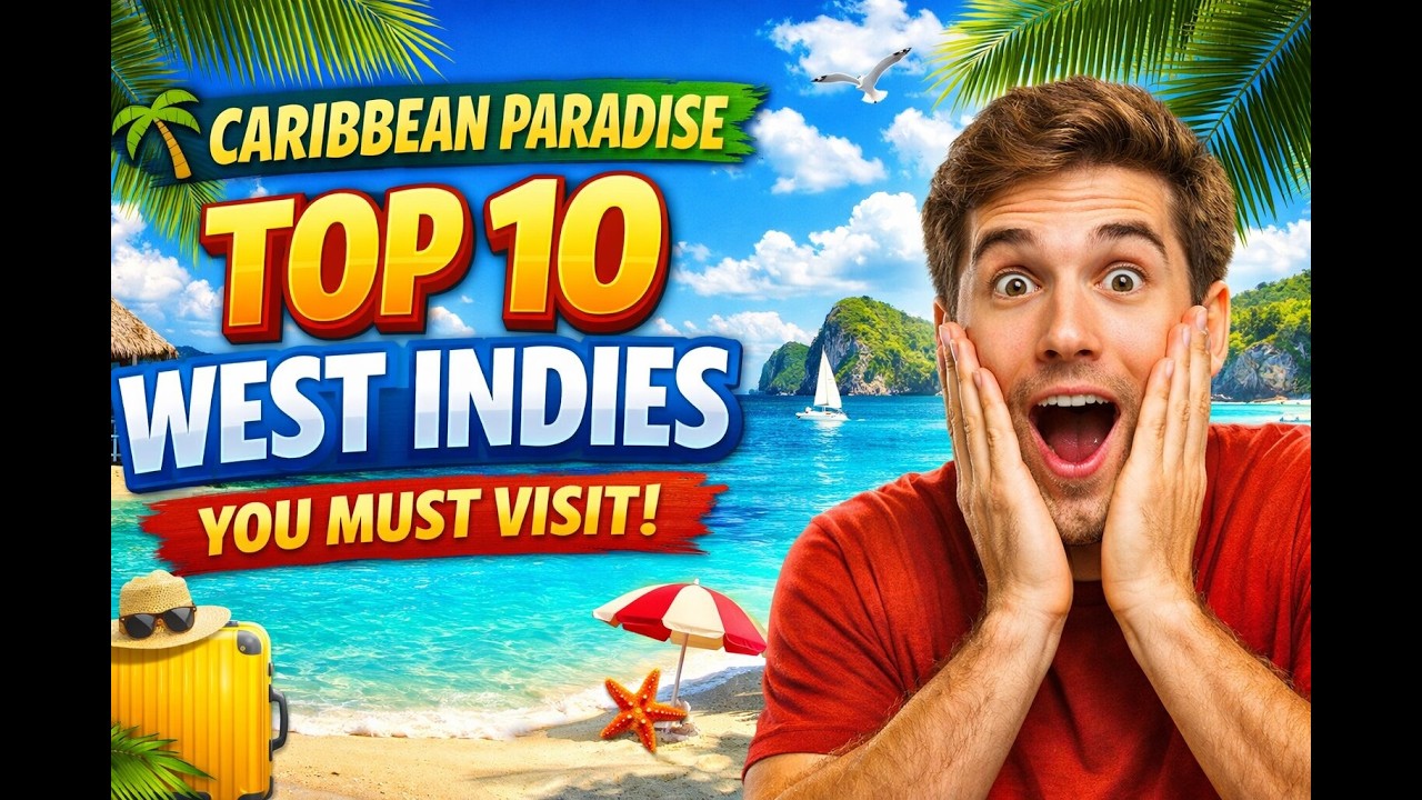 Top 10 Best Places to Visit in West Indies | Ultimate Caribbean Bucket List| West Indies Travel Vlog