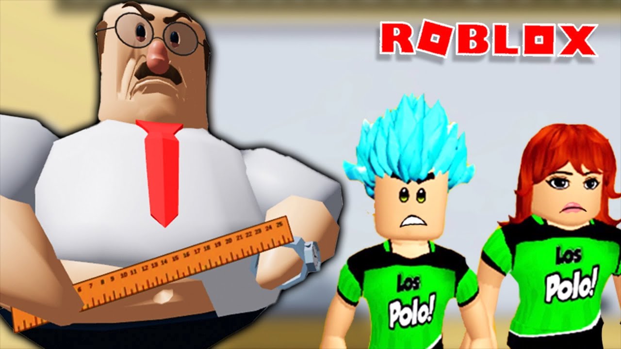 Los Polo Escapamos del PROFESOR GUARRI en ROBLOX