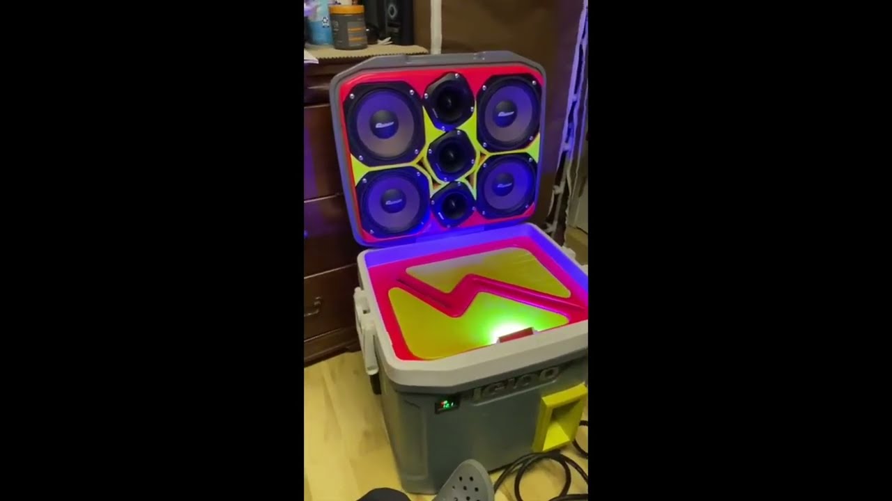 COMO HICE MI NEVERITA DE HIELO CON MUSICA (ICE COOLER)