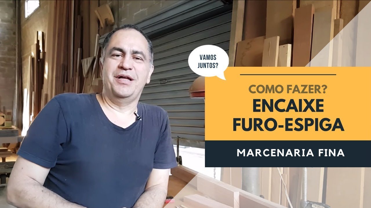 Como fazer encaixe furo-espiga?