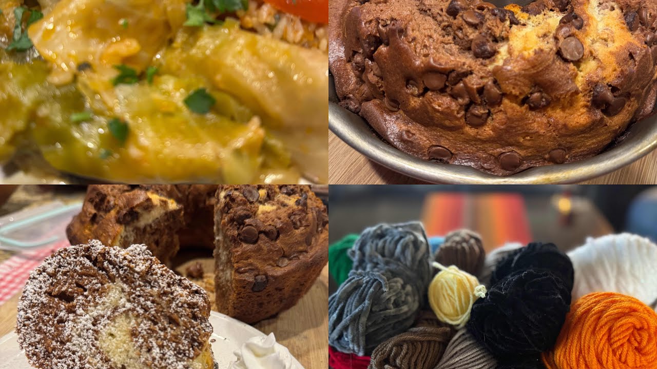 Stuffed Cabbage & Tomatoes, Marbled Cake & Daily Chores!