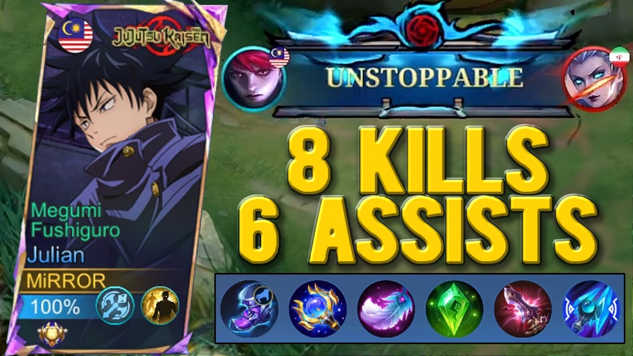 8 KILL Julian Mythic Gameplay! - Mobile Legends Ranked