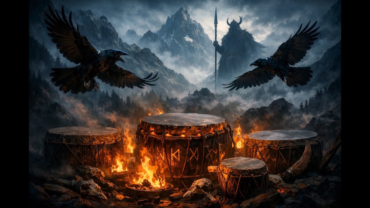 Huginn ok Muninn – Epic Nordic Viking Music | Odin’s Ravens & Old Norse Battle Ritual