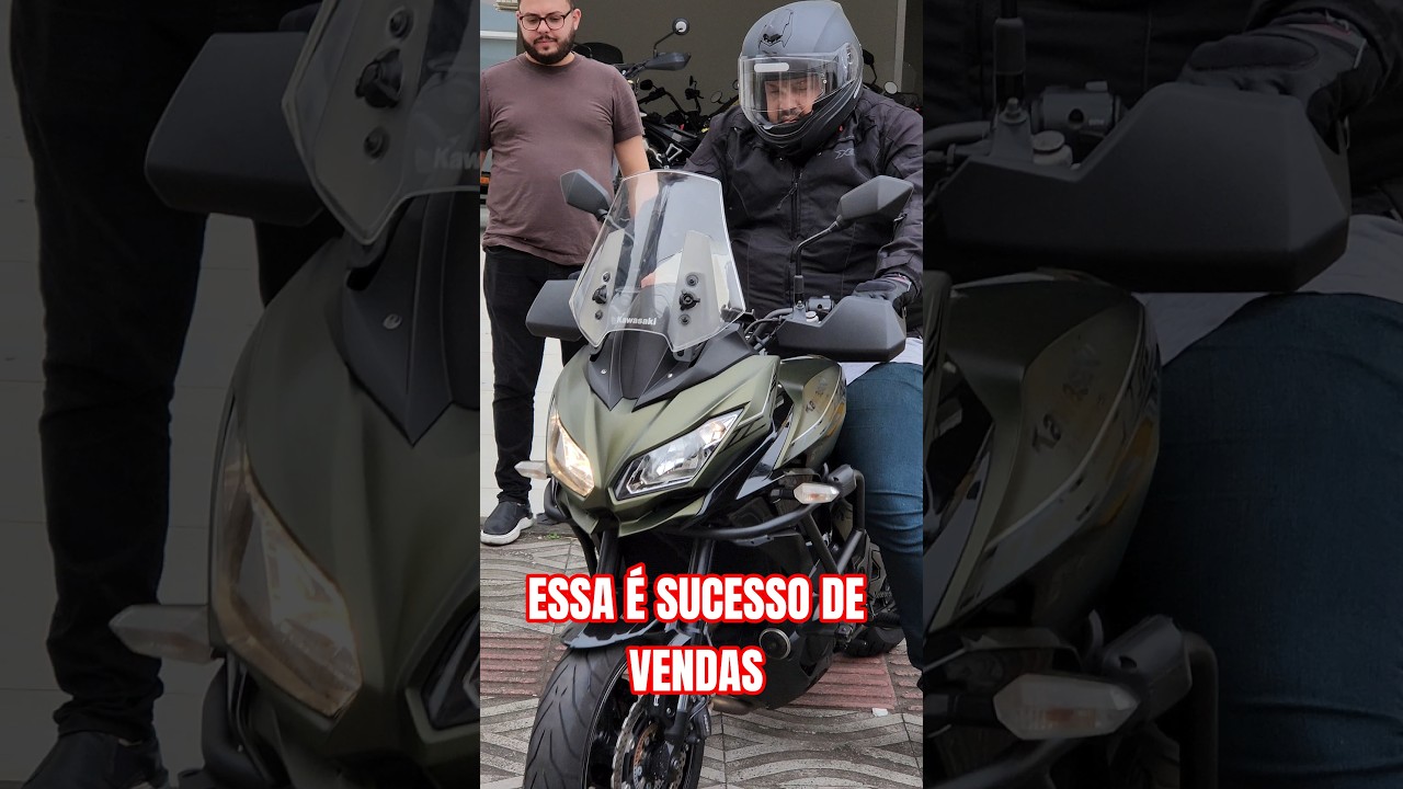 Mais uma Versys 650 indo pras ruas! Parab&eacute;ns Maur&iacute;cio! #Kawasaki #versys #shorts #sonhorealizado