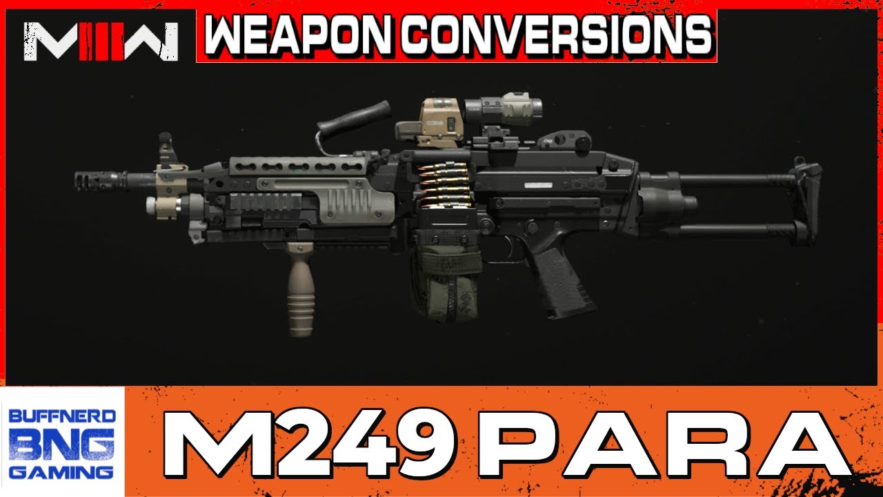 M249 Para SAW  - Weapon Conversion - Call Of Duty Modern Warfare III
