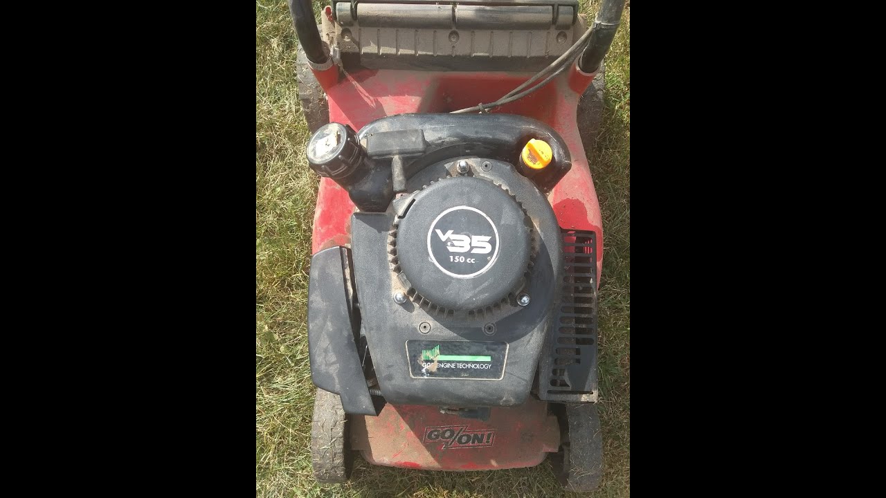 GGP(STIGA) V35 150CCM FŰNYIRÓ  KARBURÁTOR TISZTITÁS