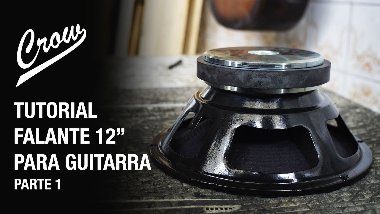 PASSO A PASSO: como fazer alto-falante para guitarra tipo Celestion V30 - PARTE 1