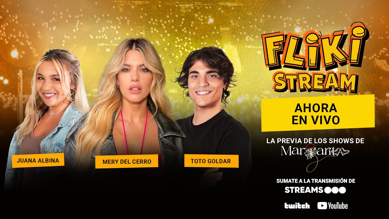 EP 04: FLIKI STREAM con MERY DEL CERRO, JUANA ALBINA, TOTO GOLDAR junto a TOTI SPANGERBERG 🌼