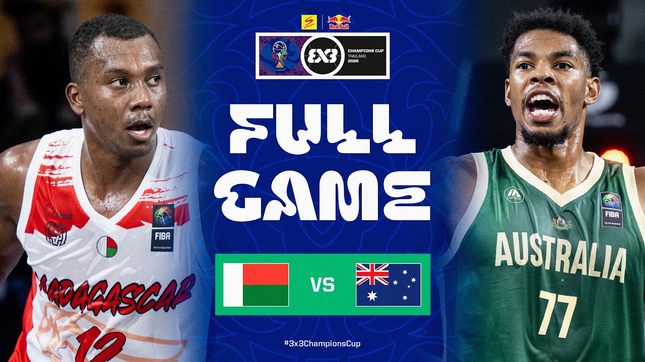 🇲🇬 Мадагаскар против Австралии 🇦🇺 | Спонсор FIBA ​​3x3 | Кубок чемпионов Red Bull 2026 | Полная з...