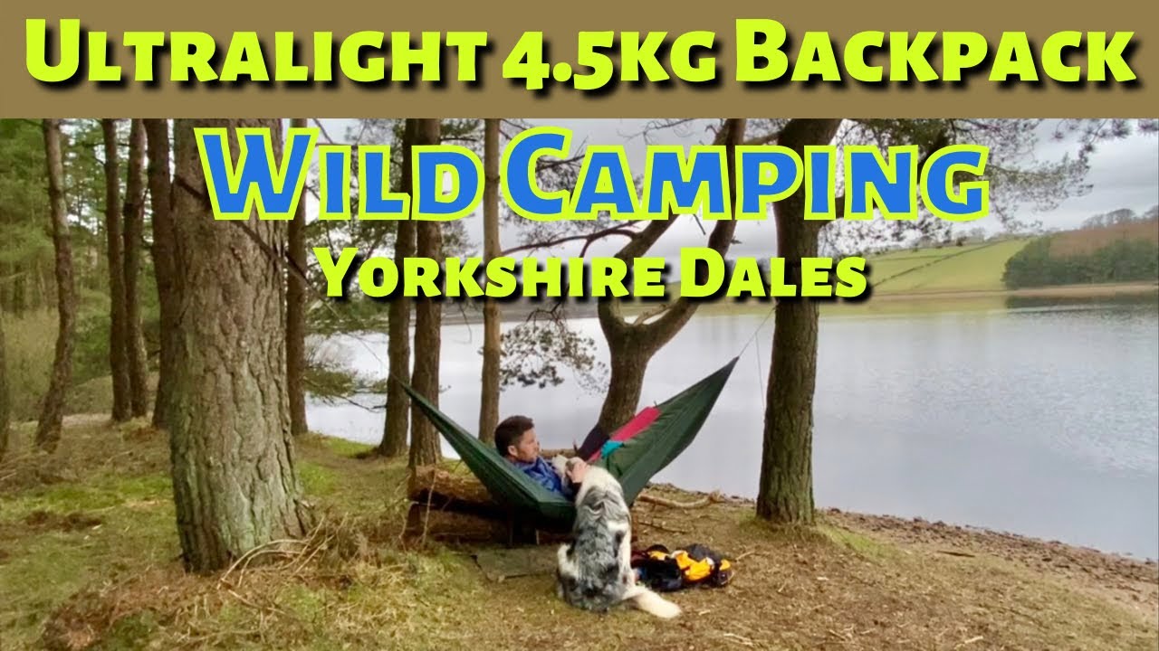 ULTRALIGHT WILD CAMPING UK Backpacking HAMMOCK Camp - Solo Fastpacking - Yorkshire Dales