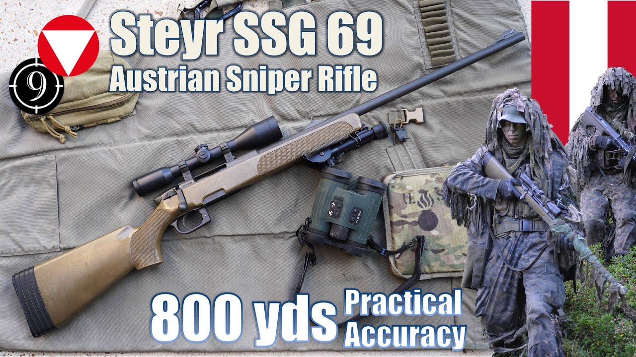 Steyr SSG-69 (🇦🇹 австрийская полимерная винтовка-снайпер 1969 года) на дистанции 800 ярдов: практ...