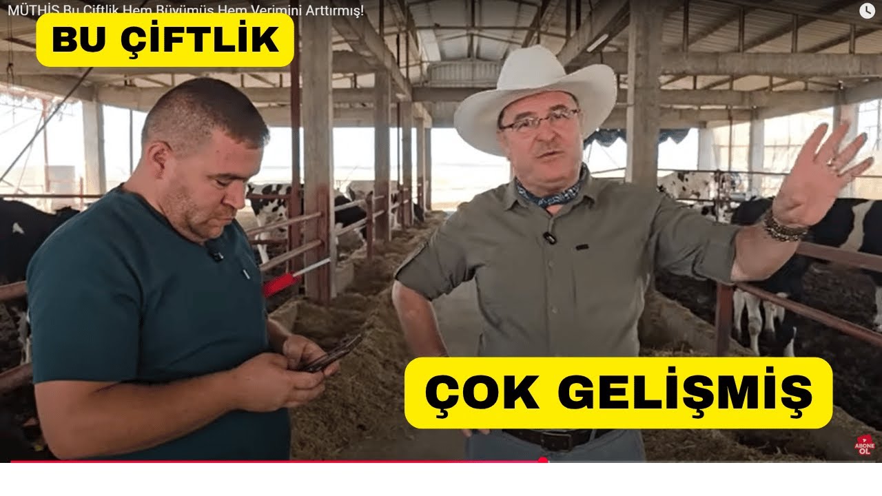 M&Uuml;THİŞ Bu &Ccedil;iftlik Hem B&uuml;y&uuml;m&uuml;ş Hem Verimini Arttırmış!