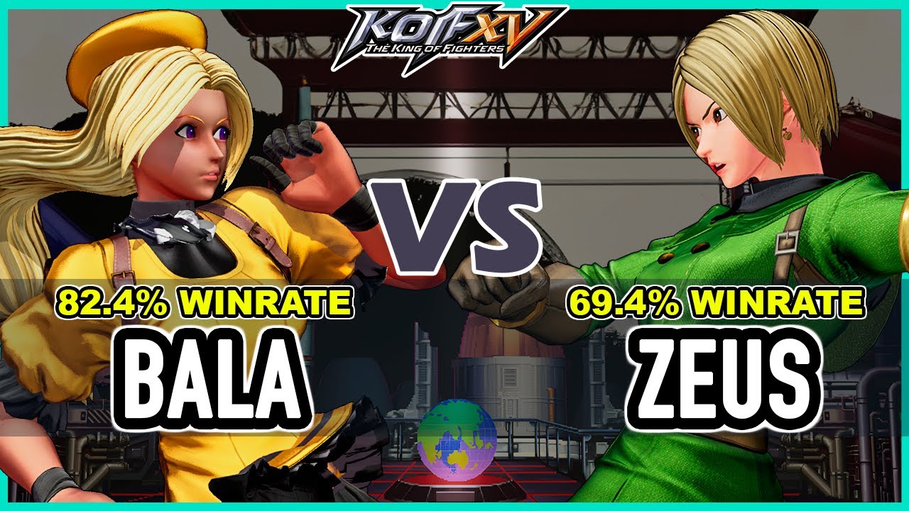 KOF XV 🔥 Bala (Hinako/Robert/Iori) vs Zeus (Whip/Rock/Dolores)