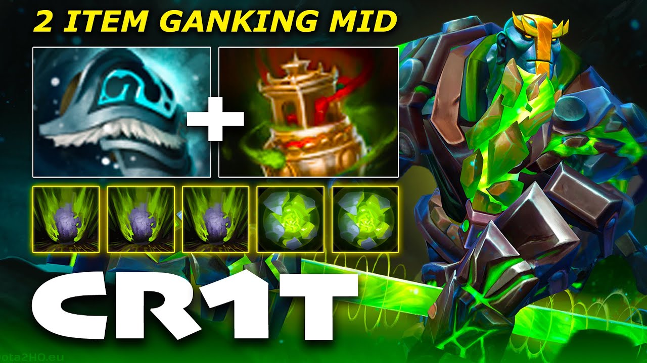 Crit EARTH SPIRIT [A-Tier MID 7.35c] - Full Match Dota Class