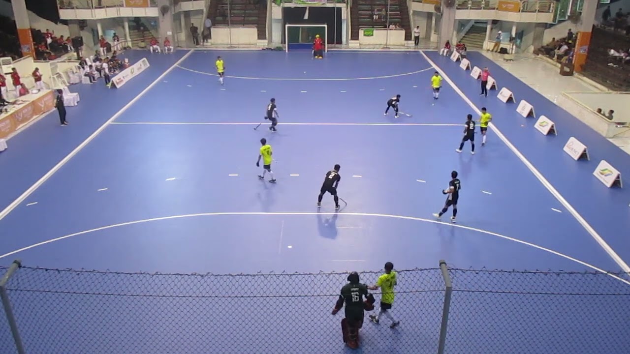 Banten vs Jawa Timur Quarter 1 Hockey Indoor PON XXI 2024 Aceh - Sumatera Utara