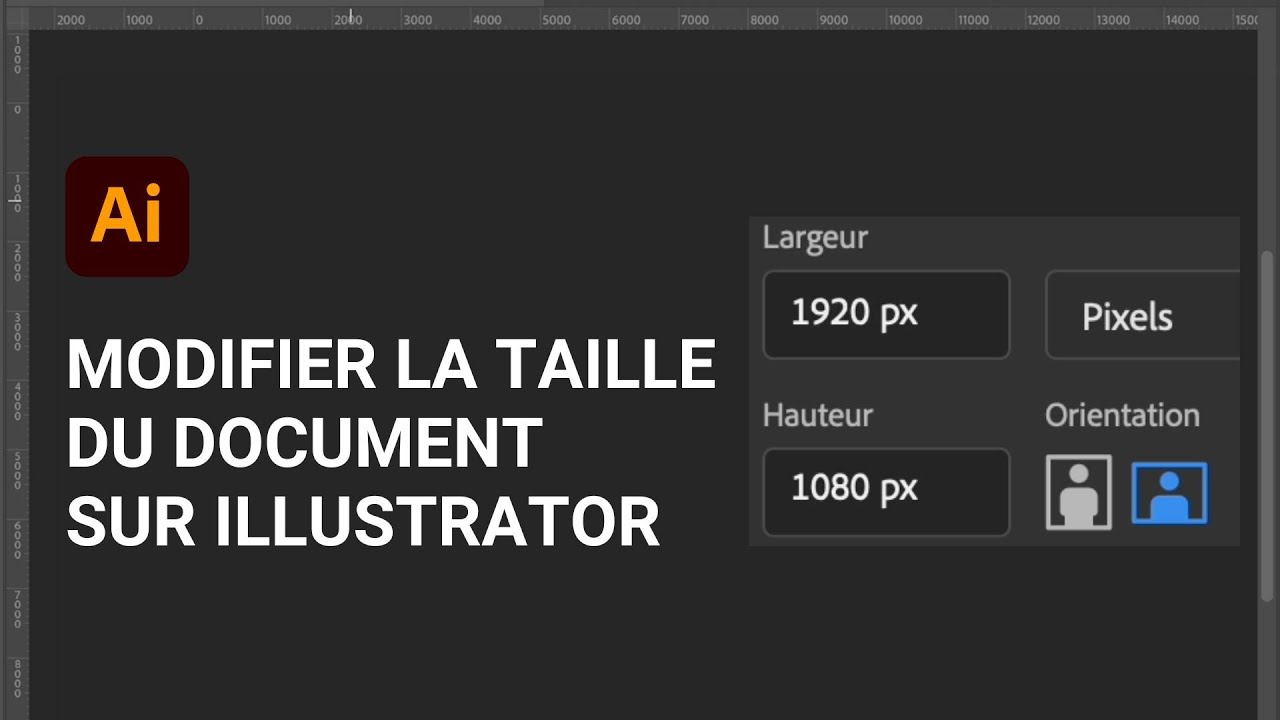 Comment modifier la taille du document sur Illustrator ?