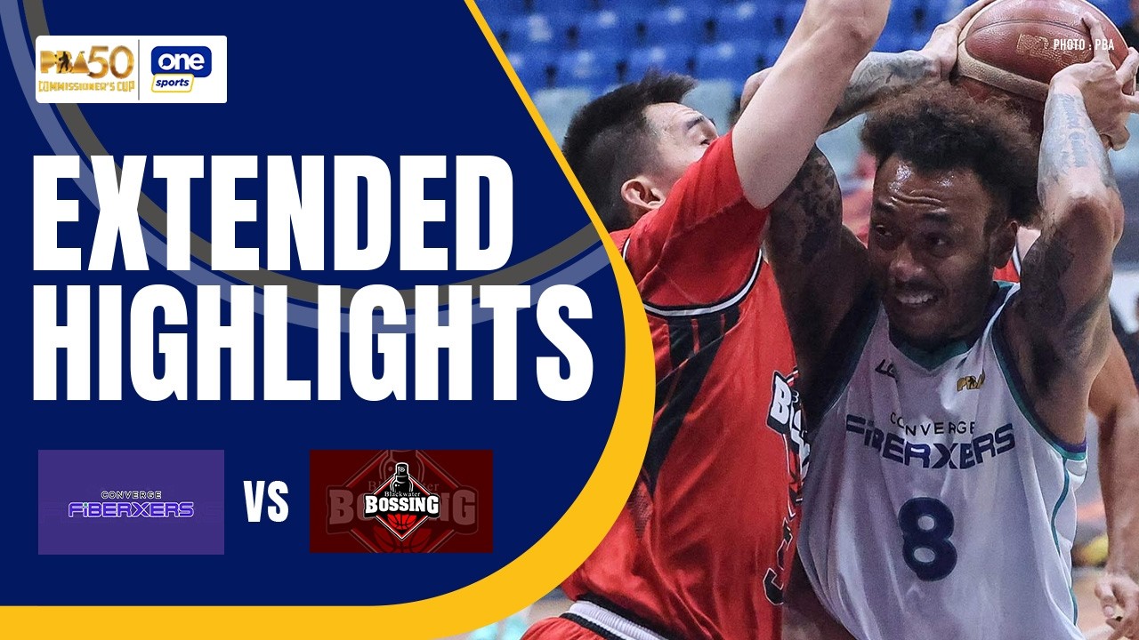 BLACKWATER vs CONVERGE | EXTENDED HIGHLIGHTS | PBA SEASON 50 COMMISSIONER&rsquo;S CUP