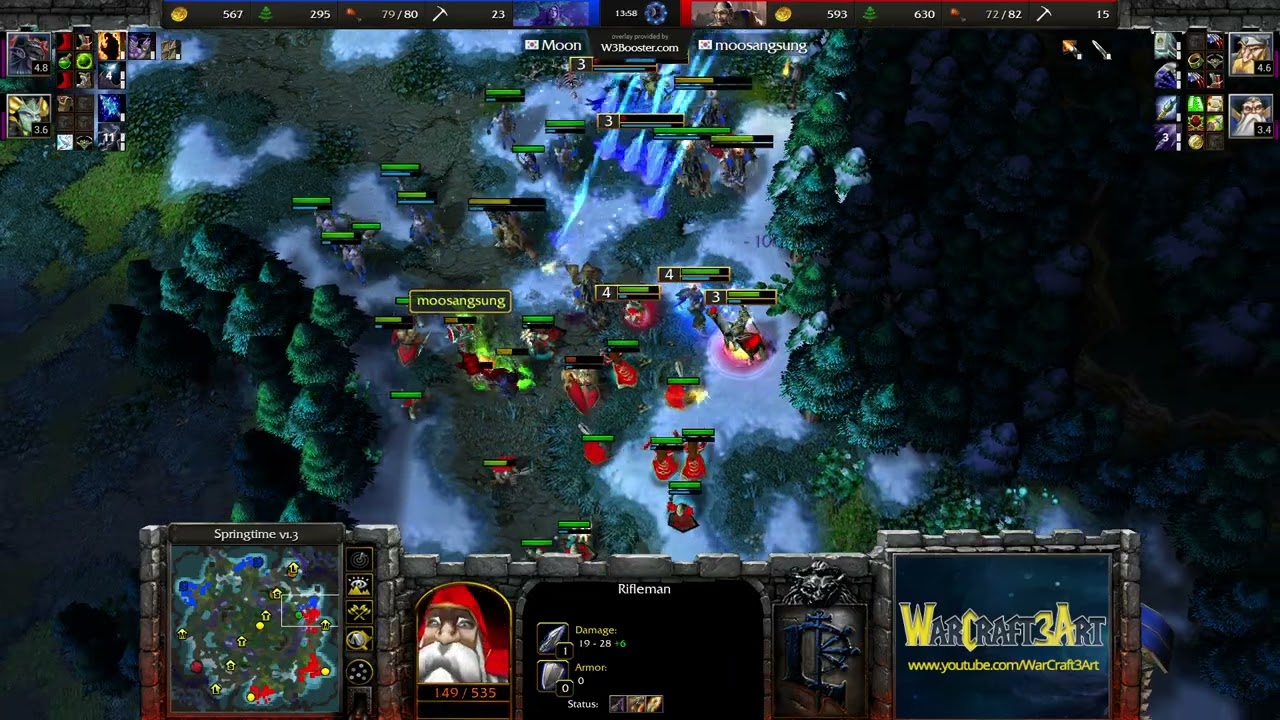 Moon(NE) vs Sok(HU) - Warcraft 3: Classic - RN8897