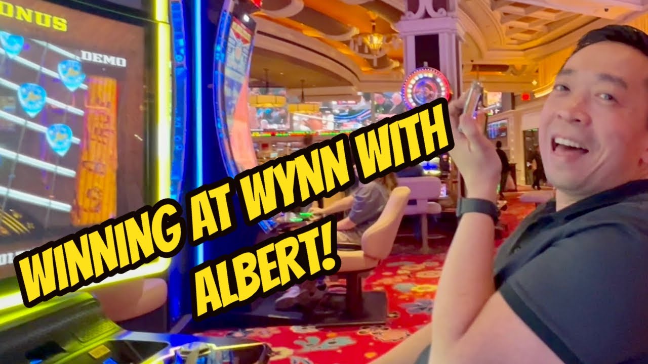 WINNING WITH ALBERT AT WYNN IN LAS VEGAS.