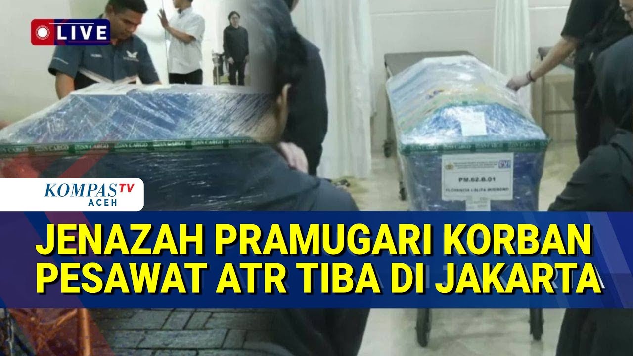 Jenazah Pramugari ATR 42-500 Florencia Lolita Wibisono Tiba di Jakarta