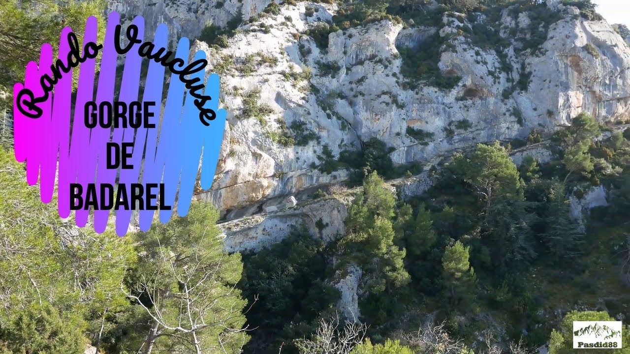 Randonnée Vaucluse - Gorge de Badarel
