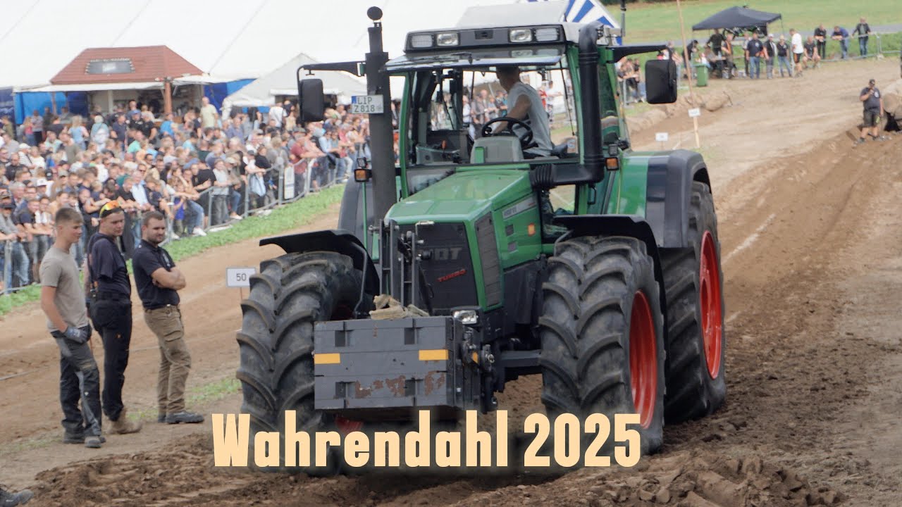 Trecker Pulling Wahrendahl | Baumstamm ziehen fast wie in den USA | +Motor Sound