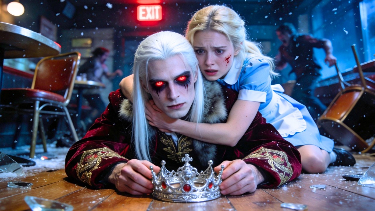 Four Shots Hit Her Instead — The Vampire King Froze as She Shielded Him
