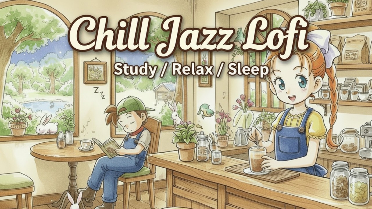 it's spring, take a break at mineral town's cafe.