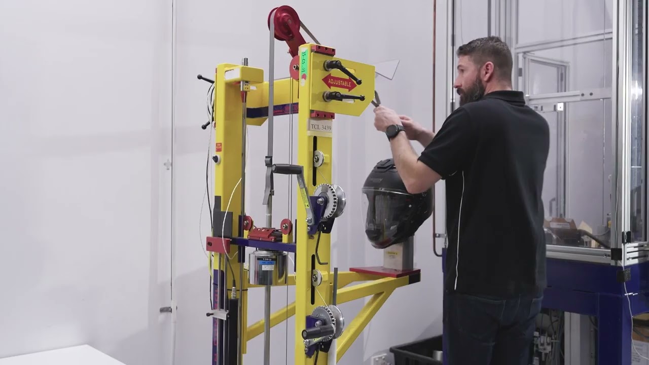 CRASH Motorcycle Helmet Safety Testing