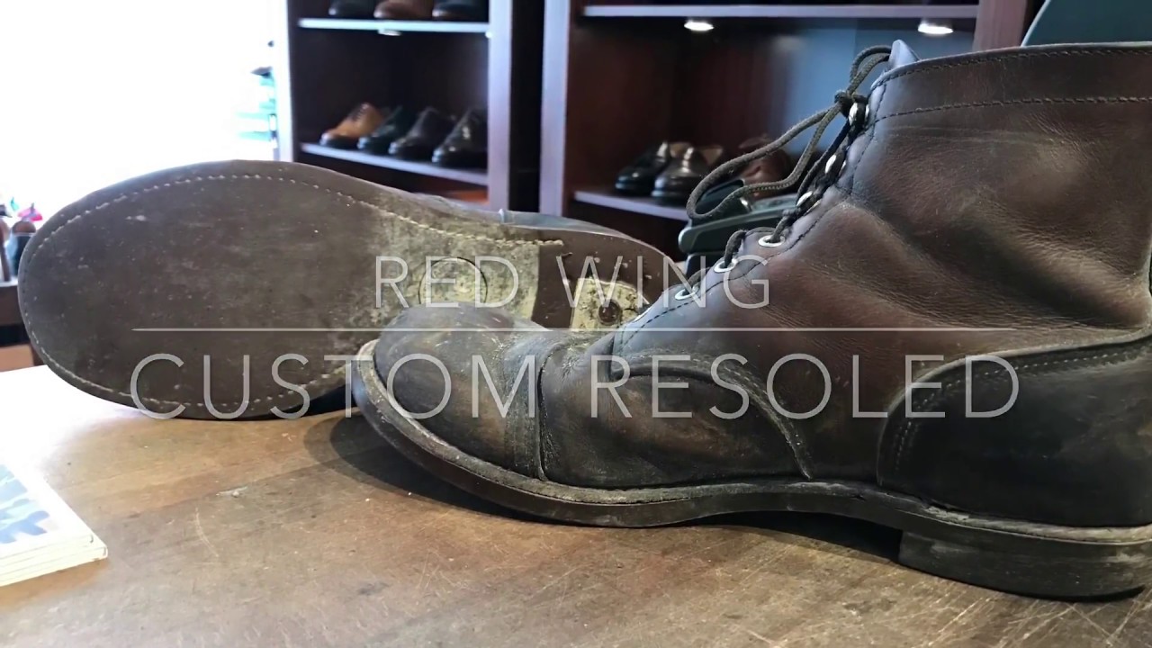 How i custom resoled Red Wing Boots