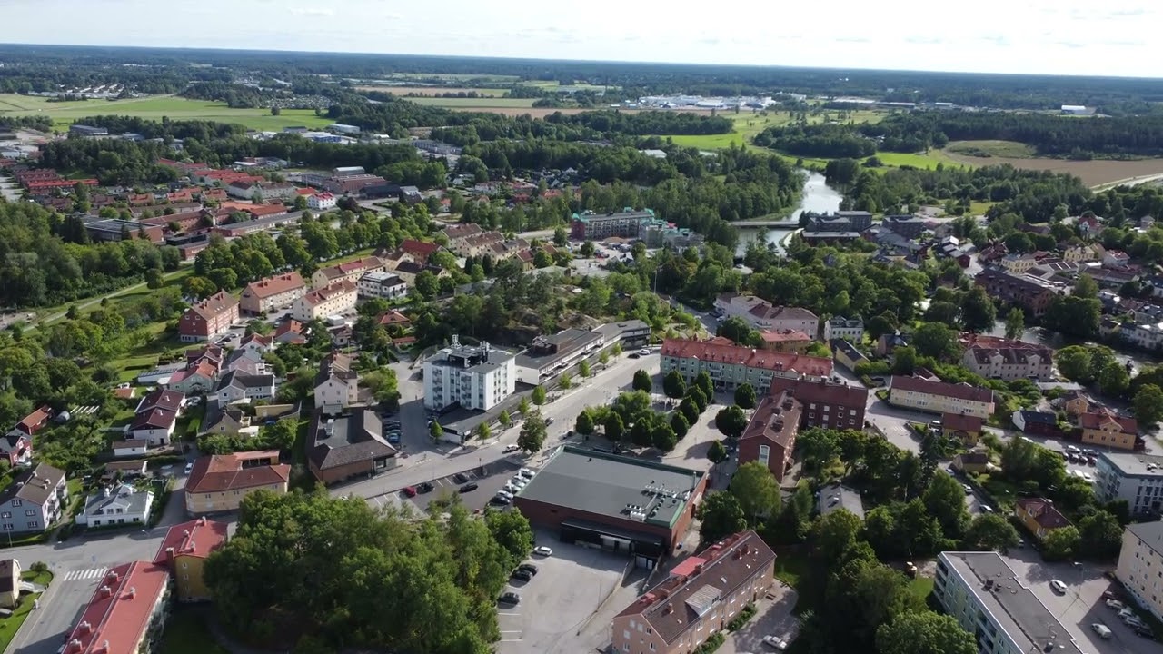 Drone footage: Torshälla, Sweden