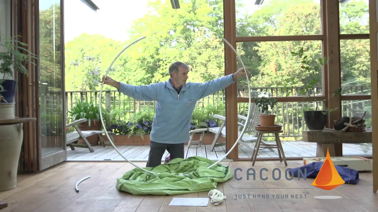 Cacoon H&auml;ngezelt - Montageanleitung Schritt f&uuml;r Schritt - Sitzsackfabrik.de