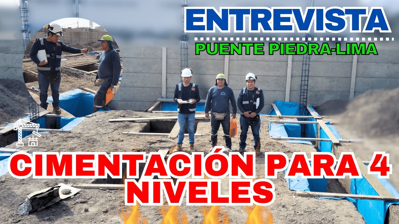 Cimentación vivienda 2 niveles Puente Piedra👷‍♂️🚧
