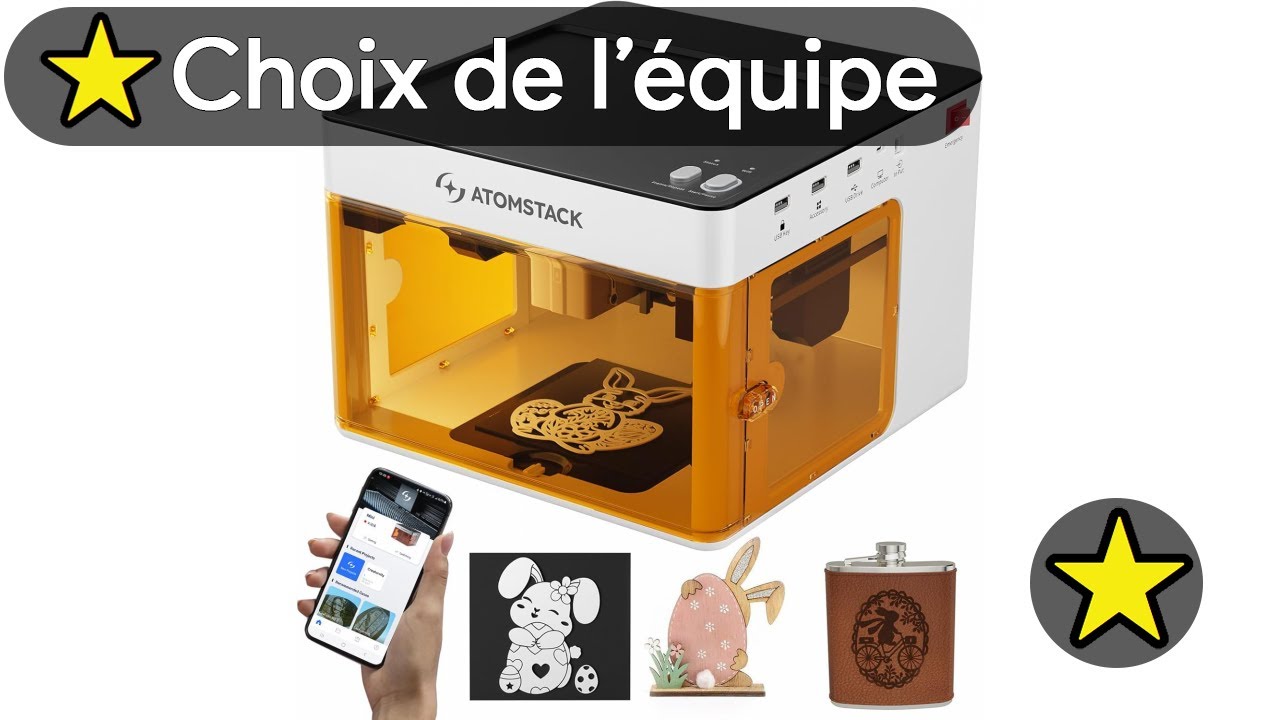 🏆 TOP 3 MEILLEUR MINI GRAVEUR LASER PORTABLE 2025
