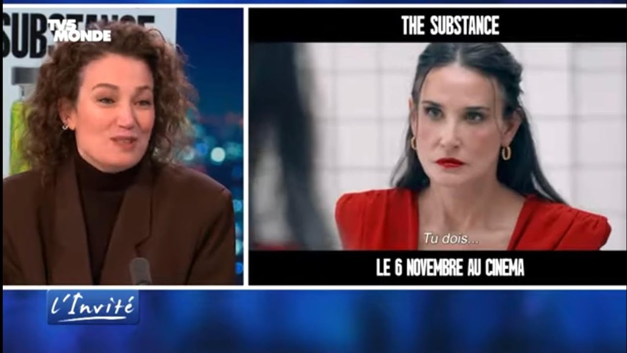 Coralie FARGEAT: «Demi Moore et Margaret Qualley se sont mises à nu»
