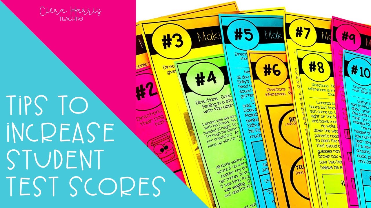 Four Simple Ways to Increase Student's Test Scores | Ciera Harris Teaching