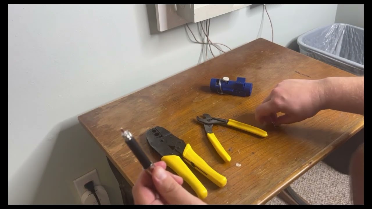 Adding N type connector to LMR 400
