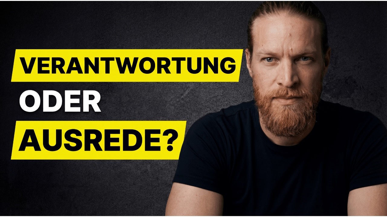 Verantwortung oder Ausrede – du entscheidest