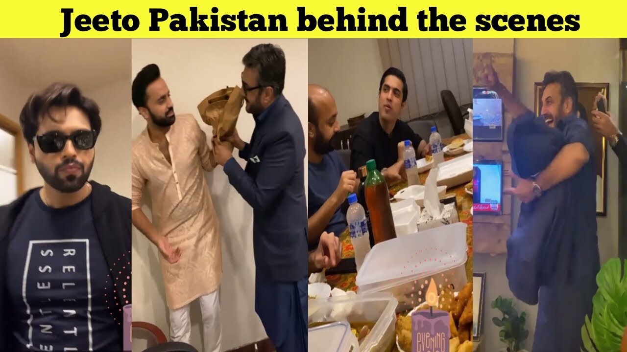 Jeeto Pakistan Behind The Scenes | Fahad Mustafa,Waseem Badami And Iqrar Ul Hassan Fun